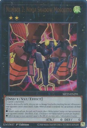 Image of Number 2: Ninja Shadow Mosquito [MP25-EN291] Ultra Rare