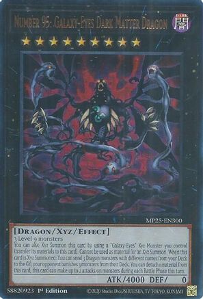 Image of Number 95: Galaxy-Eyes Dark Matter Dragon [MP25-EN300] Ultra Rare