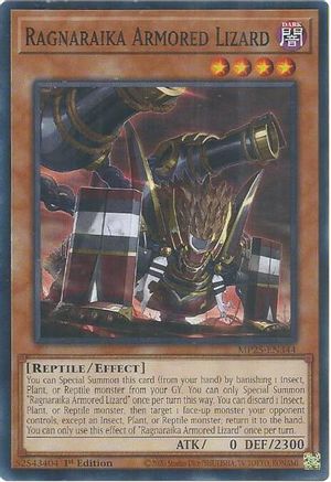 Image of Ragnaraika Armored Lizard [MP25-EN344] Common