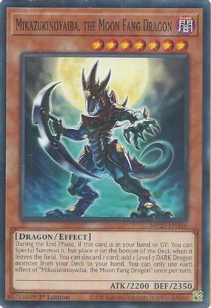 Image of Mikazukinoyaiba, the Moon Fang Dragon [MP25-EN346] Common
