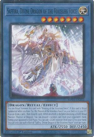 Image of Saffira, Divine Dragon of the Voiceless Voice [MP25-EN352] Common