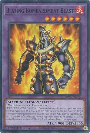 Image of Blazing Bombardment Beast [MP25-EN406] Common