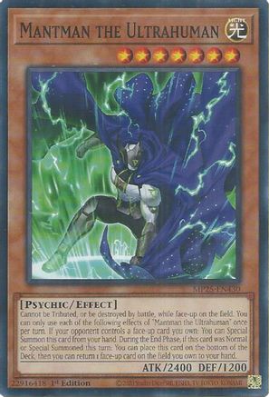 Image of Mantman the Ultrahuman [MP25-EN430] Common