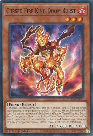 Image of Cursed Fire King Doom Burst [MP25-EN436] Common