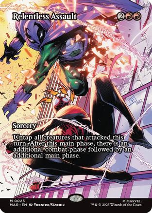 Image of Relentless Assault (Borderless) [Marvel Universe: Eternal-Legal]