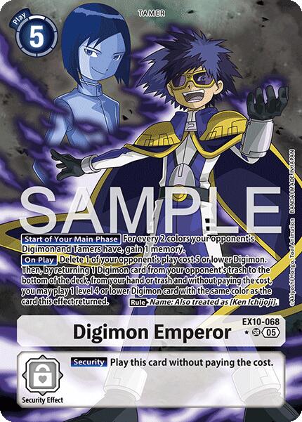 Image of Digimon Emperor [EX10-068] (Alternate Art) [Sinister Order]
