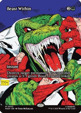 Image of Beast Within (Borderless) [Marvel Universe: Eternal-Legal]