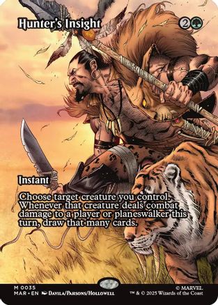 Image of Hunter's Insight (Borderless) [Marvel Universe: Eternal-Legal]