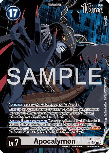 Image of Apocalymon [EX10-061] (Alternate Art) [Sinister Order]