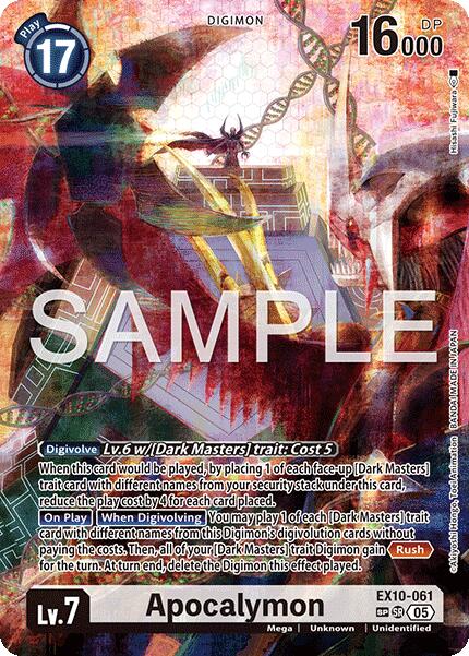 Image of Apocalymon [EX10-061] (SP) [Sinister Order]