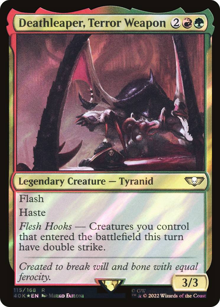 Image of Deathleaper, Terror Weapon (Surge Foil) [Warhammer 40,000]