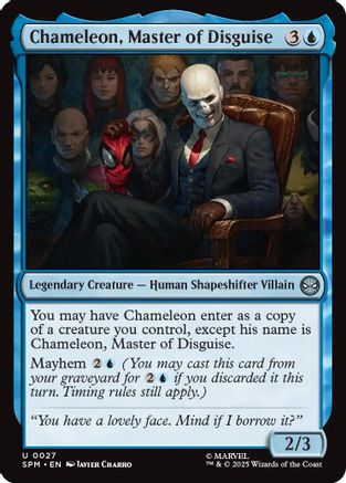 Image of Chameleon, Master of Disguise [Marvel's Spider-Man]