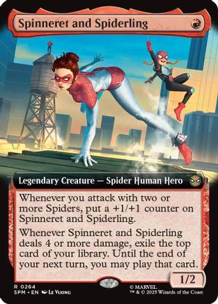 Image of Spinneret and Spiderling (Extended Art) [Marvel's Spider-Man]