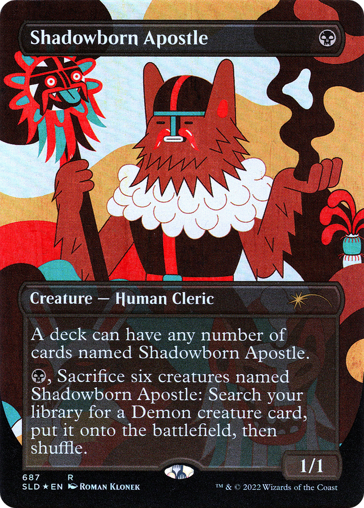 Image of Shadowborn Apostle (687) (Borderless) [Secret Lair Drop Promos]