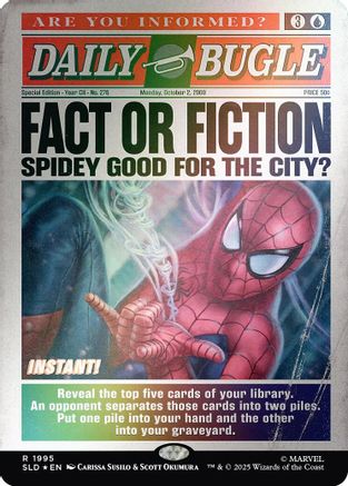 Image of Fact or Fiction (1995) (Rainbow Foil) [Secret Lair Drop Series]