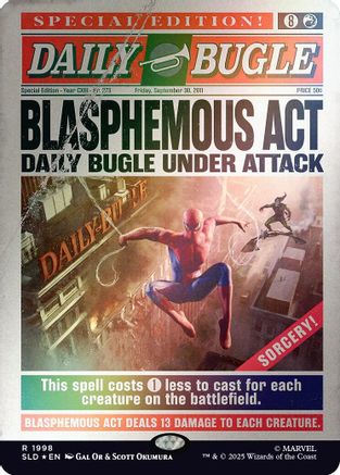 Image of Blasphemous Act (1998) (Rainbow Foil) [Secret Lair Drop Series]