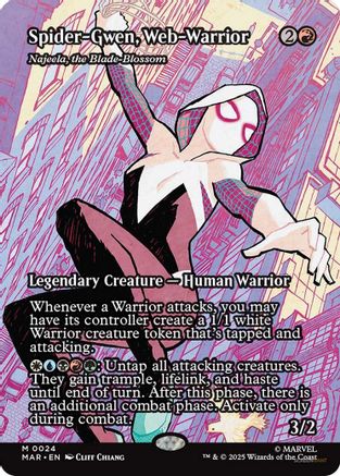 Image of Spider-Gwen, Web-Warrior - Najeela, the Blade-Blossom [Marvel Universe: Eternal-Legal]