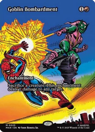 Image of Goblin Bombardment (Borderless) [Marvel Universe: Eternal-Legal]