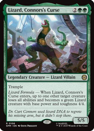 Image of Lizard, Connors's Curse [Marvel's Spider-Man]