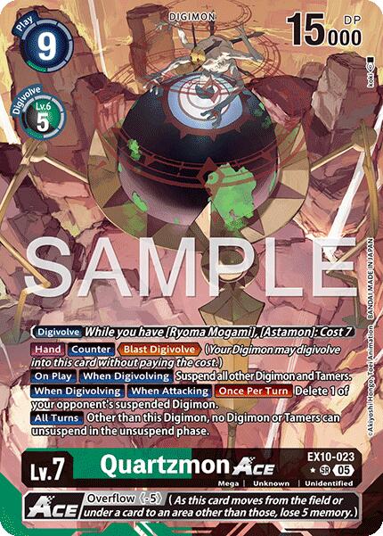 Image of Quartzmon ACE [EX10-023] (Alternate Art) [Sinister Order]