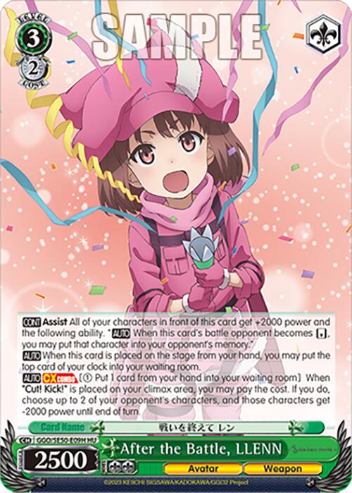 Image of After the Battle, LLENN (GGO/SE50-E09H HC) [SAO Alternative–Gun Gale Online–2 Premium Booster]
