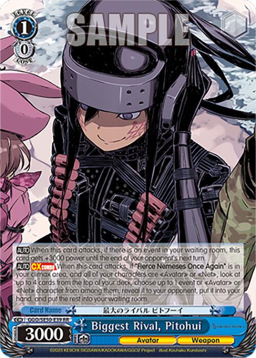 Image of Biggest Rival, Pitohui (GGO/SE50-E39 RR) [SAO Alternative–Gun Gale Online–2 Premium Booster]