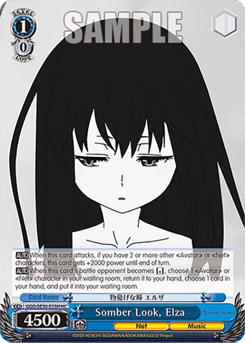 Image of Somber Look, Elza (GGO/SE50-E55H HC) [SAO Alternative–Gun Gale Online–2 Premium Booster]