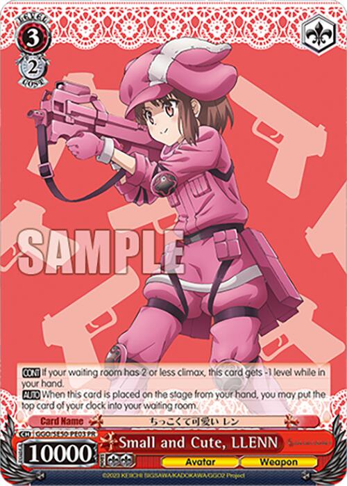 Image of Small and Cute, LLENN (GGO/SE50-PE03 RR) [SAO Alternative–Gun Gale Online–2 Premium Booster]