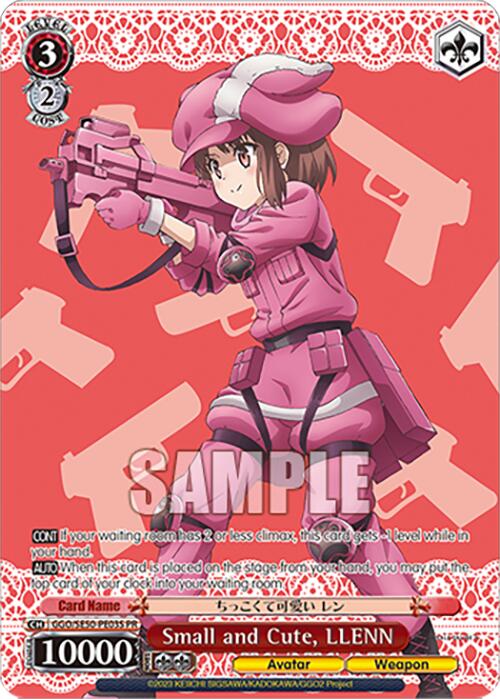 Image of Small and Cute, LLENN (GGO/SE50-PE03S PR) [SAO Alternative–Gun Gale Online–2 Premium Booster]