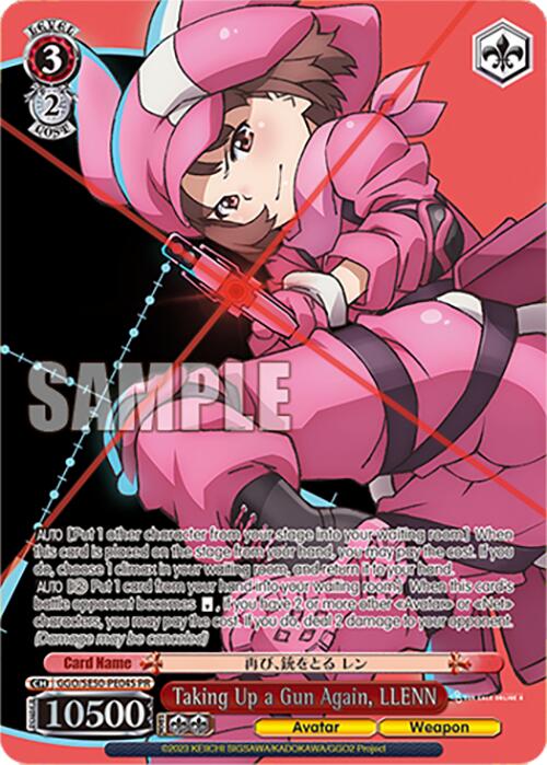 Image of Taking Up a Gun Again, LLENN (GGO/SE50-PE04S RR) [SAO Alternative–Gun Gale Online–2 Premium Booster]