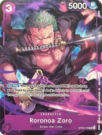 Image of Roronoa Zoro (Welcome Pack Vol. 2) [One Piece Promotion Cards]