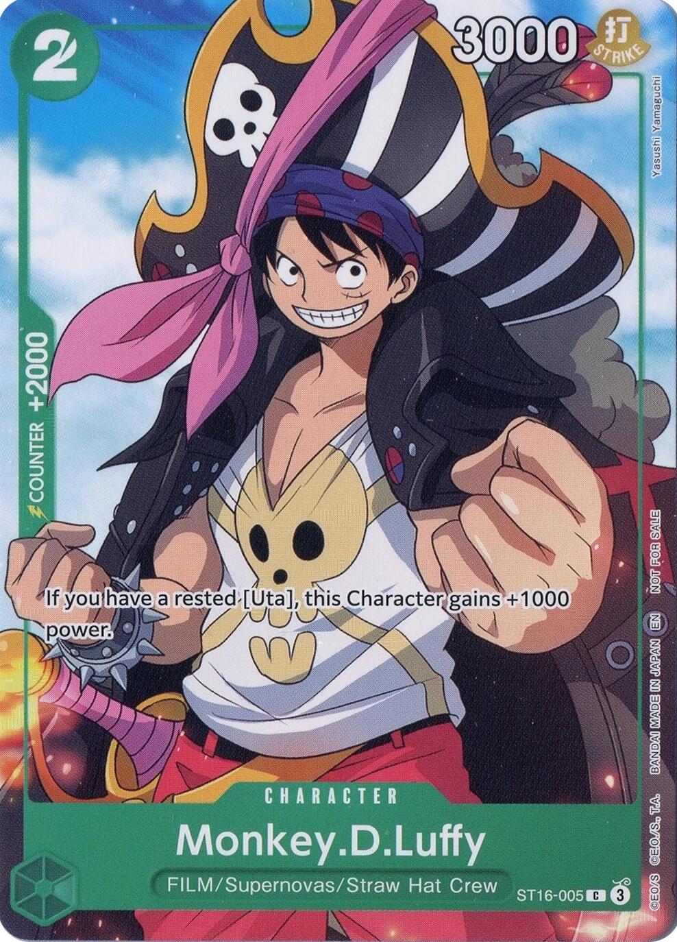 Image of Monkey.D.Luffy (Welcome Pack Vol. 2) [One Piece Promotion Cards]