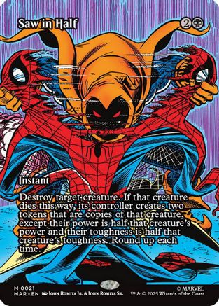 Image of Saw in Half (Borderless) [Marvel Universe: Eternal-Legal]