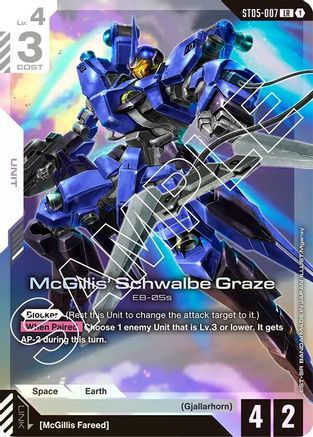 Image of McGillis' Schwalbe Graze (ST05-007) - Starter Deck 05 Iron Bloom Holofoil