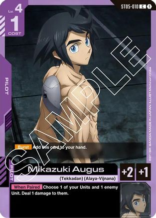 Image of Mikazuki Augus (ST05-010) - Starter Deck 05 Iron Bloom
