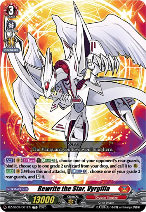 Image of Rewrite the Star, Vyrgilla (DZ-SS09/001EN) [Zero Tendo Start Deck]