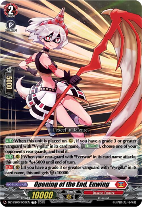 Image of Opening of the End, Enwing (DZ-SS09/009EN) [Zero Tendo Start Deck]