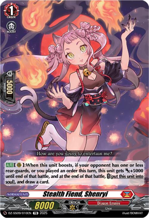 Image of Stealth Fiend, Shenryi (DZ-SS09/010EN) [Zero Tendo Start Deck]