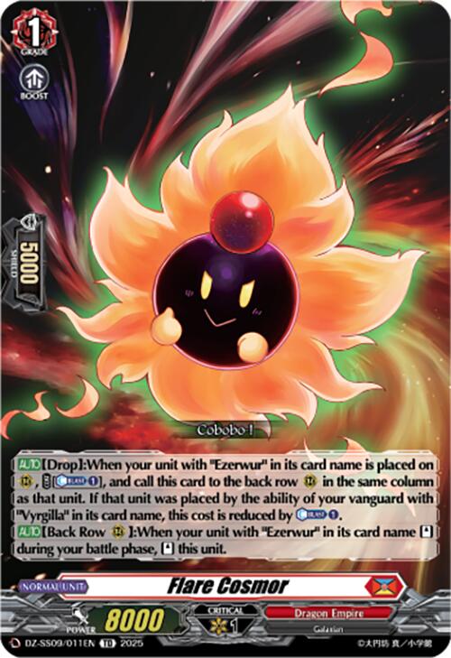 Image of Flare Cosmor (DZ-SS09/011EN) [Zero Tendo Start Deck]