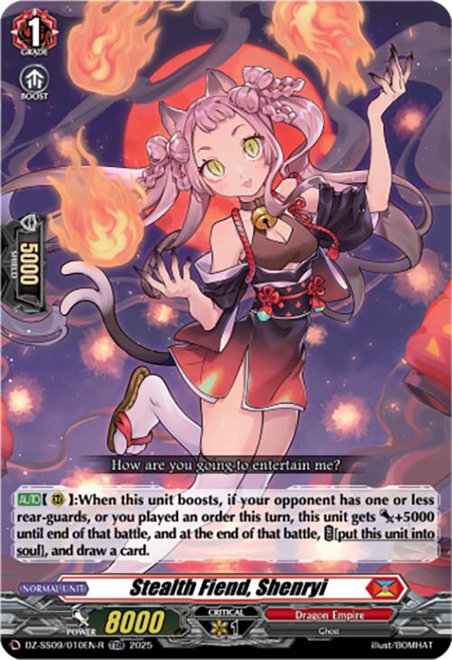 Image of Stealth Fiend, Shenryi (TDR) (DZ-SS09/010EN-R) [Zero Tendo Start Deck]