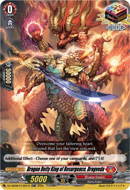 Image of Dragon Deity King of Resurgence, Dragveda (TDR) (DZ-SS09/013EN-R) [Zero Tendo Start Deck]