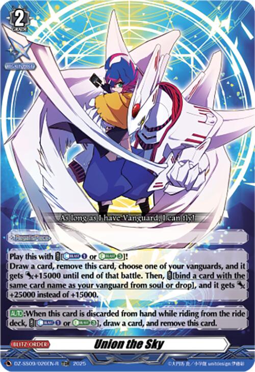 Image of Union the Sky (TDR) (DZ-SS09/020EN-R) [Zero Tendo Start Deck]