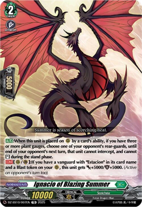 Image of Ignacio of Blazing Summer (DZ-SS10/007EN) [Shiki Otei Start Deck]