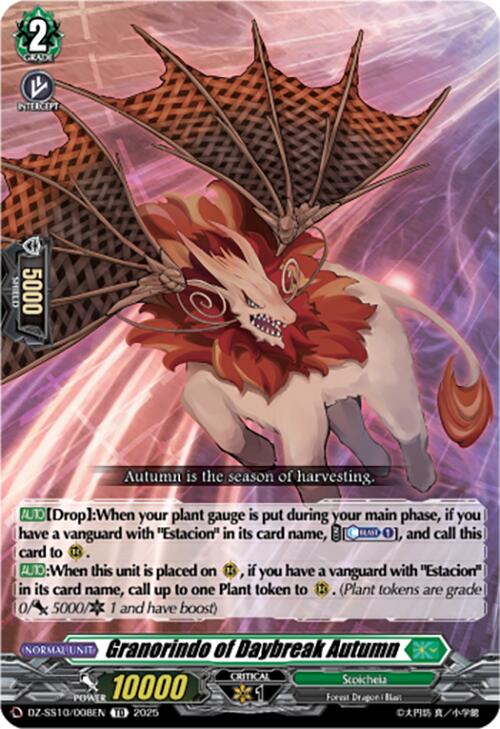 Image of Granorindo of Daybreak Autumn (DZ-SS10/008EN) [Shiki Otei Start Deck]