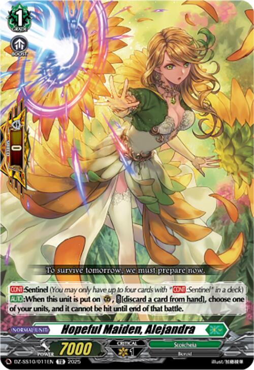 Image of Hopeful Maiden, Alejandra (DZ-SS10/011EN) [Shiki Otei Start Deck]