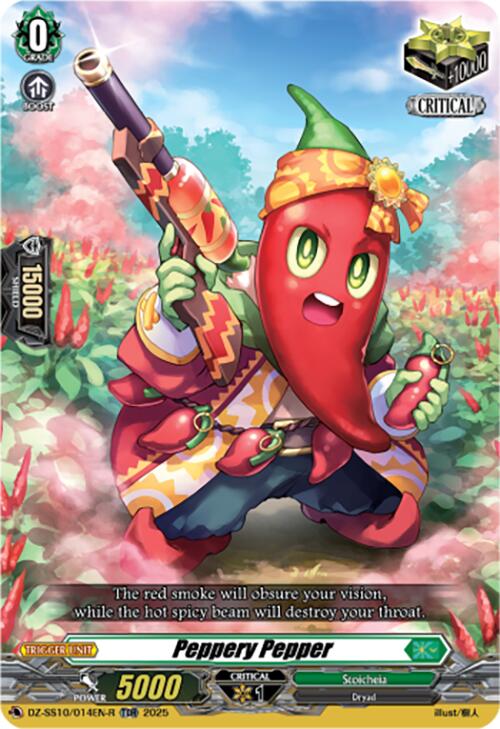 Image of Peppery Pepper (TDR) (DZ-SS10/014EN-R) [Shiki Otei Start Deck]
