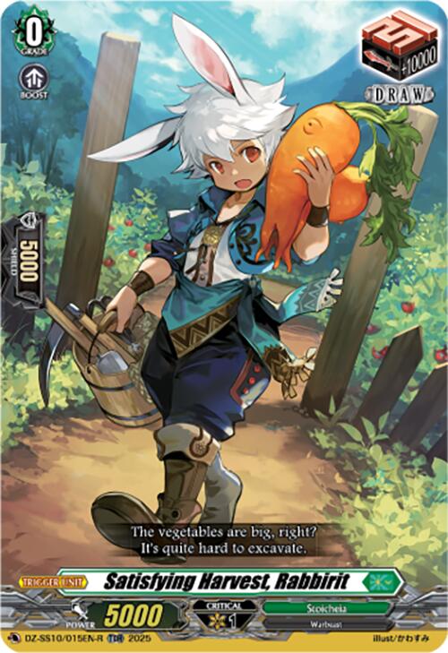 Image of Satisfying Harvest, Rabbirit (TDR) (DZ-SS10/015EN-R) [Shiki Otei Start Deck]