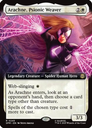 Image of Arachne, Psionic Weaver (Extended Art) [Marvel's Spider-Man]