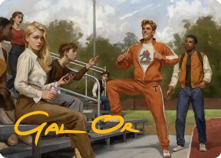 Image of Flash Thompson, Spider-Fan Art Card (Gold-Stamped Signature) [Marvel's Spider-Man Art Series]