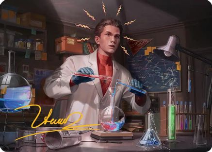 Image of Peter Parker Art Card (3/54) (Gold-Stamped Signature) [Marvel's Spider-Man Art Series]